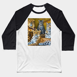 Big Cats Family Baseball T-Shirt